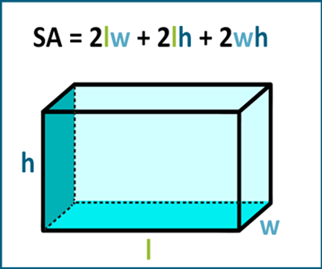 Surface Area Calculations for a Rectangular Prism